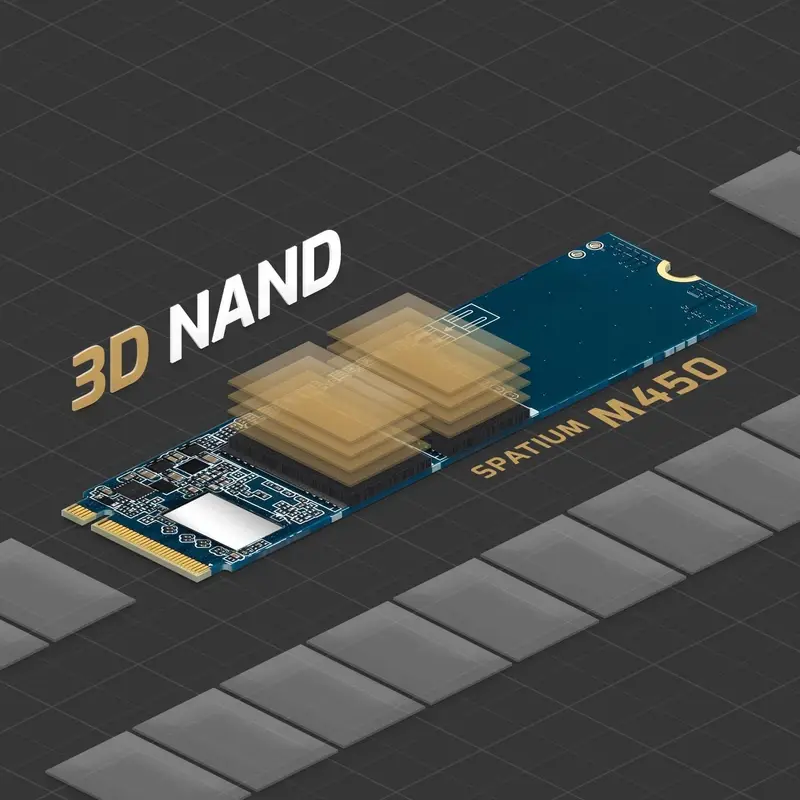 هارد اس اس دی اینترنال PCIe 4.0 ام اس آی مدل SPATIUM M450 PCIe 4.0 NVMe M.2 ظرفیت 500 گیگابایت (5)